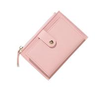 2pcs Women's Wallet Short Women Coin Purse Wallets for Woman Card Holder Small Ladies Female Hasp Mini Clutch for Girl(Pink)