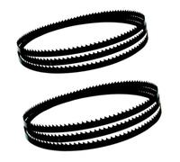 2PCS Wood Bandsaw Blades 2215mm Length 6.35 10 16mm Width 4 6 TPI for Dewalt DW876 EBS3601 Steel Band Saw Woodworking Tools(2215x10x0.35mm 4TPI)