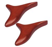 2Pcs Wood Gua Sha Board Set, Foot Point & Facial Massage Tool, Reusable Scraping for Relaxation and Wellness Herramienta de Esculpido