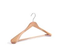 2PCS Wooden Shoulder Hanger For Household Supply Simple Strong Wide Heavy Wood(Color1)