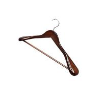 2PCS Wooden Shoulder Hanger For Household Supply Simple Strong Wide Heavy Wood(Color2)