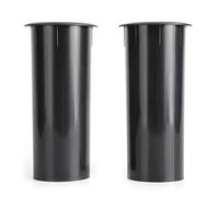 2PCS Woofer Speaker Cabinet Port Inverter Tube 60mm Open Hole 150mm Longitud Total Adecuado para Altavoz de 6-10 Pulgadas