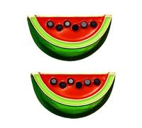 2pcwatermelon Esmalte Broche Para Un Atuendo Elegante Mejoramiento De La Fruta Adorno Limo En Forma