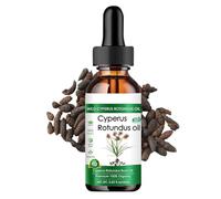 2pieces Natural Rotundus Oil, 60ml Cold, & Freshly Pressed 100% Pure Organic Cyperus Rotundus Skin Care for Hair Growth Inhibitor, Reducing Body Hair Growth, Moisturizing and Nourishing Skin Care