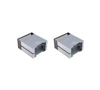 2piezas 3.5 A 5.25 Jaulas para Discos Duros de Tres Discos 2 Unidades de Chasis en la Caja de Disco Duro del Chasis Expansión de Almacenamiento de