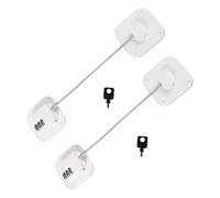 2Piezas Cerradura de Seguridad para Refrigerador Unidades Instalación sin Perforaciones para Muebles y Evitar Artículos