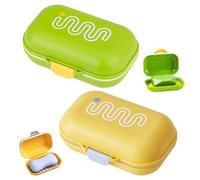 2piezas Jabonera de Viaje con Tapa,Jabonera de Viaje,Portátil Caja de Contenedor de Jabón,Recipiente de Plástico Sólido para Champú,para Casa,Baño,Viajes,Camping.