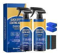 2piezas Jetdryshop Spray para Autos,Agente de Recubrimiento de Efecto Rápido,Spray de Recubrimiento de Acción Rápida para Autos Avanzado,Spray de Cera y Pulido para Autos sin Agua