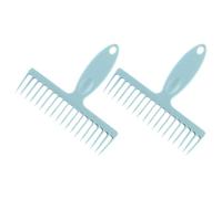 2piezas Peine Limpiador De Cabello para Escoba Herramienta De Limpieza De Pelo Peine De Mano para Eliminar Pelusas Y Cabello De Alfombras Y Escobas