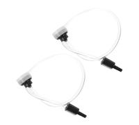 2piezas Tubo Adaptador De Sellado Al Vacío Para Sellador De Alimentos Manguera Flexible De Conexión Para Máquinas De Envasado Accesorio De Cocina Para Almacenamiento De Alimentos Frescos