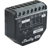 Shelly 2PM Gen4 - Interruptor de relé inteligente WiFi, interruptor de persiana, contador de corriente, 2 canales, 16 A, interruptor de luz, Smart Home, temporizador, Alexa, Google y HomeKit, mate, no