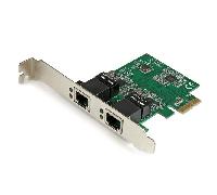 Tarjeta de Red - StarTech.com ST1000SPEXD4 Tarjeta PCI Express de Red Ethernet Gigabit 2 Puertos