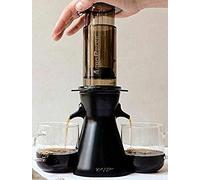 2POUR® El nuevo accesorio de doble prensa para la cafetera Aeropress®, cafetera Delter o Pourover (negro)
