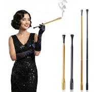 2PZ Boquilla Cigarrillo, Porta Cigarrillos, Boquilla Cigarrillo Extensible,Pitilleras Para Cigarrillos Mujer,Boquilla Cigarrillo Larga à la Audrey Hepburn,accesorios de fiesta y cosplay,reutilizable