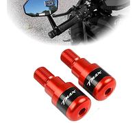 2pz Moto Contrapesos Manillar Extremo de Manillar para T MAX 530 500 2008-2018 T-MAX530 SX DX 2017-2019-Rojo