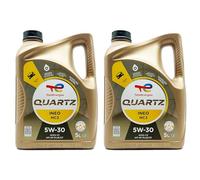 2pz olio lubrificante total ineo quartz mc3 5w-30 5 litri