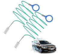 2Pzs Cepillo de Tubo de Alimentación Flexible en Espiral, 3+5m Desatascador de Drenaje de Techo Solar de Coche Extra Largo, Herramientas de Limpieza de Techo Corredizo de Automóvil para Desagües