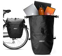 2Radwerk Alforja de Bicicleta para portaequipajes, 25,4 l, 100% Impermeable, con asa y Correa para el Hombro, Bolsa para portaequipajes, Bolsa Trasera para Bicicleta