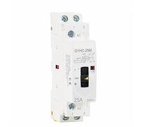2RD58I8PM Contactor de CA Control Manual for Uso doméstico, 2P, 16A, 20A, 25A, 2NO, 220V, 50/60Hz, Tipo riel DIN, 1 Unidad(2P 25A 2NC 220V)