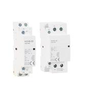 2RD58I8PM Contactor Modular de CA for Uso doméstico, HCH8-25A, 2P, 4P, 40A, 63A, 100A, 220V, con Interruptor Control Manual, 2NO, 1NO, 1NC, 2NC, 4NO, 4NC (1 Unidad)(25A-4NO)