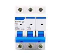 2RD58I8PM Disyuntor NXB-63 3P CA 230/400V Miniatura C 6 10 16 20 25 32 40 63A Protector de sobrecarga DZ47 Interruptor Aire Estilo 1 Pieza(10a)