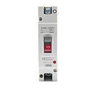 2RD58I8PM Disyuntor Solar de Caja Moldeada, 1P CC, 250 V, Protector sobrecarga for Sistemas fotovoltaicos, 100 A, 125 A, 1 Unidad(80A)