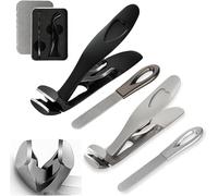 2Set Cumuul Clipmaster Pro, Stainless Steel Nail Clippers, 180° Wide-Mouth Bite, Advanced Nail Clippers, Nail Clippers Set (01)