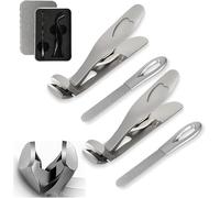 2Set Cumuul Clipmaster Pro, Stainless Steel Nail Clippers, 180° Wide-Mouth Bite, Advanced Nail Clippers, Nail Clippers Set (02)