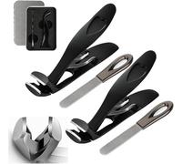 2Set Cumuul Clipmaster Pro, Stainless Steel Nail Clippers, 180° Wide-Mouth Bite, Advanced Nail Clippers, Nail Clippers Set (03)