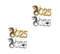 2sets Pin Women's Accessory Shape for Clothings Animal Badge Rhinestone Snake Brooch Pins 2pcs*2