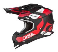 Casco de Cross 2SRS Spyde rojo, negro y agua O'Neal