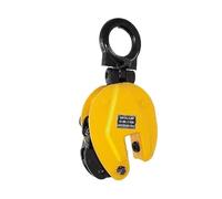 2T/2000KG Abrazadera de placa elevación vertical 0-20mm 4400Lbs Elevador industrial Rotación 180 ℃ for cuerda sintética o cable acero Para uso doméstico