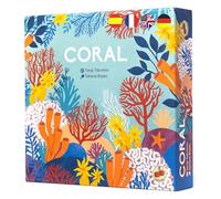2Tomatoes Games | Coral | Juego de Mesa | Construcción Colectiva de Arrecife de Coral Tridimensional | Cooperación, Supervivencia y Competición | 1-4 Jugadores | Español, Francés, Alemán | Animales