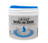 2Toms Skin-On-Skin Hydrogel Circles para ampollas, roces, picaduras, irritaciones y alivio del dolor en la piel, 48 círculos de 3 pulgadas.