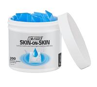 2Toms Skin-On-Skin Hydrogel Squares para ampollas, rozaduras, picaduras, irritaciones y alivio del dolor en la piel, 200 cuadrados de 1 pulgada