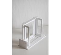 2U - Montaje en rack para MinisForum HM90 - 19 pulgadas y 10 pulgadas Mini PC - Adaptador de rack impreso en 3D - Montaje estable para armario de servidor (amarillo, para 1 x HM90 lado izquierdo +