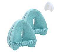 2ud Almohada Ortopédica para Pierna y Rodilla, Cojín Ergonómico con Espuma Viscoelástica, Almohada para Dormir Posicionadora para Embarazadas Alivia Dolores de Piernas, Cadera y Articulaciones.