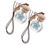 2Ud Ambientadores Colgantes Para Con De Vidrio Y Madera