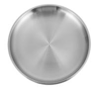 2Ud Bandejas Redondas Inoxidable Para Uso Alimentario