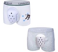 2ud Calzoncillos Transpirables Post Circuncisión para Niños, Ropa Interior Protectora Circuncisión, Pantalón Recuperación Quirúrgica, Calzoncillos Convalecencia para Uso Diario(F,5XL-5XLarge)
