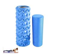 2UD Rodillo para Masaje. Rodillo Relajante Gomaespuma.Foam Roller, Cilindro de Goma para Entrenamiento y Recuperación Muscular. Yoga, Pilates,Estiramientos.(33x14cm-29x10cm)