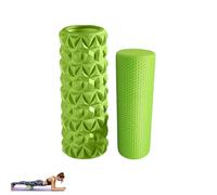 2UD Rodillo para Masaje. Rodillo Relajante Gomaespuma.Foam Roller, Cilindro de Goma para Entrenamiento y Recuperación Muscular. Yoga, Pilates,Estiramientos.(33x14cm-29x10cm)