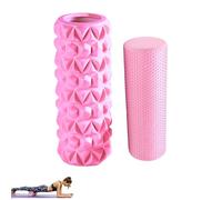 2UD Rodillo para Masaje. Rodillo Relajante Gomaespuma.Foam Roller, Cilindro de Goma para Entrenamiento y Recuperación Muscular. Yoga, Pilates,Estiramientos.(33x14cm-29x10cm)