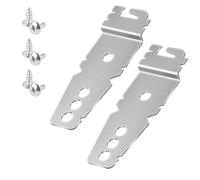 2uds 8269145 Soporte para Lavavajillas con Tornillos, Clips Lavavajillas Dishwasher Mounting Bracket Pieza de Repuesto para Lavavajillas para Whirlpool Ken-More Samsung