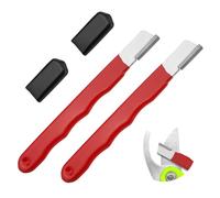 2uds Afilador de Cuchillas de Bolsillo, Afilador de Herramientas de Jardín de Acero de Tungsteno de Primera Calidad Afilador de Usos Múltiples para Tijeras de Podar Hachas Tijeras