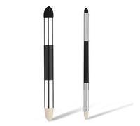 2uds Artista Pluma de Esponja para Mezclar, Doble Cabeza Pluma de Mezcla Licuadora de Dibujo Herramientas de Dibujo para la Escuela Estudiantes Principiantes Artistas(2 Tamaños)