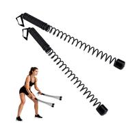 2uds Cuerdas Combate Sin Cuerda, Cuerdas Ligeras Entrenamiento Batalla Sin para Entrenamiento Alta Intensidad HIIT y Fuerza Equipo Portátil Gimnasio en Casa para Mujeres Hombres