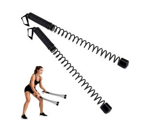 2uds Cuerdas Combate Sin Cuerda, Cuerdas Ligeras Entrenamiento Batalla Sin para Entrenamiento Alta Intensidad HIIT y Fuerza Equipo Portátil Gimnasio en Casa para Mujeres Hombres