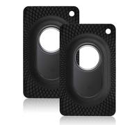 2uds Funda para Billetera, Delgada Funda para Tarjetas Suave Funda de Silicona Billetera Inserto para Tarjetas Compatible con Galaxy Smarttag2 para Billetera Monedero Bolso Cartera (Negro)