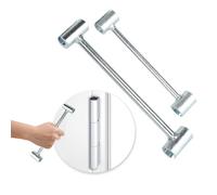 2uds Llave de Ajuste de Espacio para Bisagras, Herramienta de Ajuste Bisagra de Puerta, llave de ajuste de espacio bisagras para Puertas Seguridad Salas Blancas Contra Incendios (14-18mm, 23-25 mm)